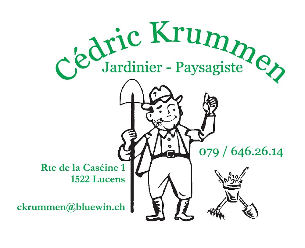 Cédric Krummen — Jardinier-Paysagiste, Lucens